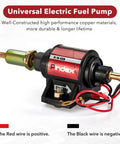 Universal 12V Electric Gasoline Fuel Pump 28 GPH Low Pressure Transfer Pump For Carburetors Two To Three Point Five Psi