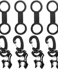 8 Piece Scuba Hose Clips And Silicone Snorkel Keeper Locks Kit For Regulators Masks Snorkels And BCD Gear Universal Plastic Attachments