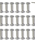 Heavy Duty Stainless Steel Binding Post Screws 20 Pack M5 Thread Terminal Kit With Pro Grip And Top Shelf Finish, 20 screws and an L wrench.