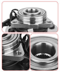 2 Pack 515096 Front Wheel Hub Bearing Assembly For Chevy Silverado 1500 And GMC Sierra 1500 2007 To 2013 6 Lug With ABS