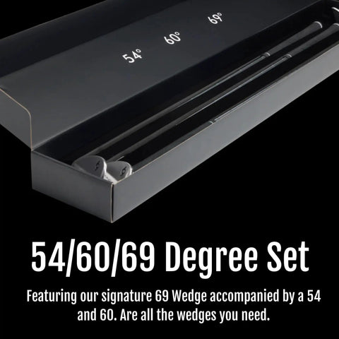 69 Degree Golf Wedge Set For Men With 35 Inch Stepped Steel Shaft Right Handed 54 60 69 Loft Wedges in box
