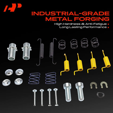Rear Brake Caliper Hardware Kit For Chrysler Sebring 2007-2010 Dodge Avenger Jeep Compass Quick Install Complete Set Of 27 Pieces To Get Your Ride Back On The Road Smoothly