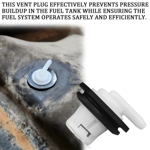 Fuel Tank Vent Plug Kit With Grommet And Valve For Jeep Wrangler And Ford F Series 1980 To 1997 Gas Tank Vent Valve Replacement Durable ABS Sealed Fit No Fuss Install