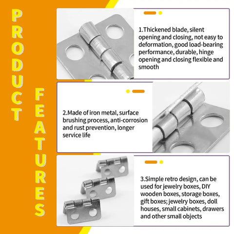 Hella Durable Mini Cabinet Hinges Offer A Crisp Silvery White Finish That Takes Daily Bashing Without Giving Out Includes Thirty Compact Units Ready For Any Quick Household Fix.