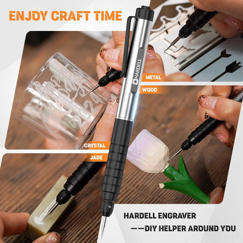 Heavy Duty 37000 RPM Cordless Engraving Pen Featuring Amped Up Rechargeable Battery And Lightning Fast Motor For Crisp Metal Wood Glass Carving And Super Sweet DIY Creations, engraving glass and jade.