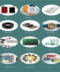 Heavy Duty No Mess Smooth Cure Uv Led Curing Lamp With 365nm 395nm 405nm Dials For Resin Crafts shown with various applications.