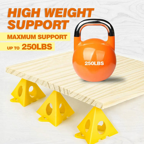 36 Pack Mini Painter Pyramid Stands For Painting And Pouring Nonstick Triangle Cone Tripods support 250 lb with kettlebell