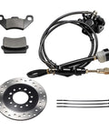 Beefy Hydraulic Rear Disc Brake Caliper Kit With Stainless Steel Rotor And Replacement Pads For Dirt Bikes Quads ATVs Go Karts