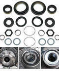 Ford Front Dana 50/60 Axle Seal Kit With Outer Dust Seal Inner Tube Seal Needle Bearing Snap Ring And Thrust Washer Set