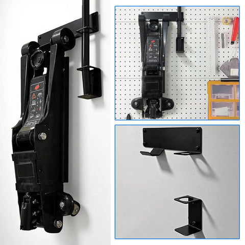 Wall Mount Jack Stand Rack Organizer For Hydraulic Floor Jacks Heavy Duty Holder And Brackets Perfect Garage Pro Must Have