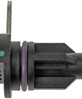 Direct Replacement Engine Camshaft Position Sensor For Select Vehicles, heat-resistant black plastic sensor with mounting flange