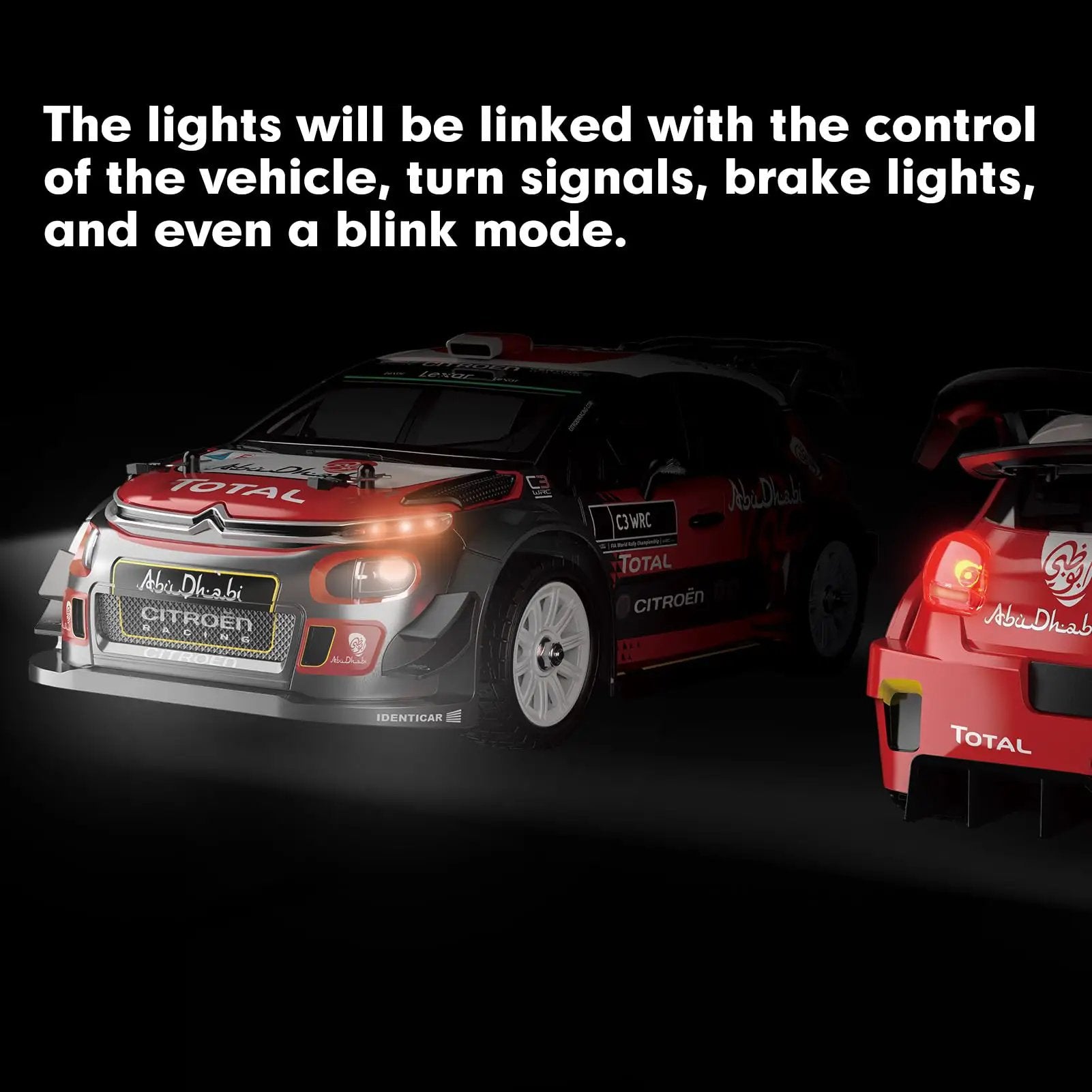 1 14 Scale Citroen C3 WRC RC Car with Gyro & Speed ✓