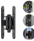 heavy-duty exterior door hinges with sealed bearing design.