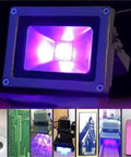 Badass 300W UV LED Curing Lamp Straight Shooter for fast cure resin and PCB solder with focused violet light.