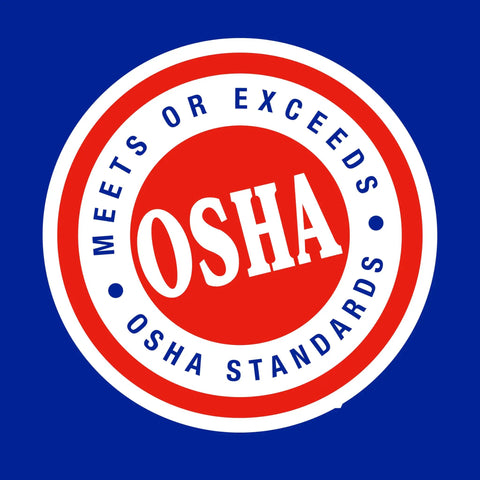 OSHA compliance badge for Long John Safety Air Gun With 24 Inch Aluminum Extension For Debris Blasting And Cleaning