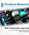 Auto Fuse Kit 10 Piece Pack 20A 30A 40A 50A 60A Box Fuses assembly showing high quality copper alloy construction