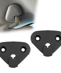 Sun Visor Replacement Clips for Impreza 2017-2023, Driver and Passenger Side, 2 Pack Visor Mounts, Black Clip Brackets