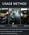Usage method for Ceramic Coating Spray Kit Two Pack Dope For Quick Detailing, High Gloss Car Polish And Paint Sealant demonstration