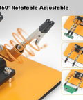 Magnetic Helping Hands Soldering Station with stable base and four handy flexible arms, 360 degree rotatable clips shown