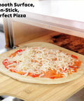 12-Inch Natural Bamboo Pizza Peel Paddle With Easy Lift Tapered Edge For No Stuck Dough Release Eco Friendly Durable Kitchen Tool