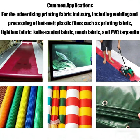 1800W Automatic PVC Banner Welder With Auto Sleep Mode Portable Plastic Welding Tool used on tarpaulins and advertising cloths
