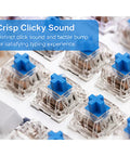 62 Piece Blue Mechanical Keyboard Switches Kit With Puller And Brush For DIY Builds Typing Tests Custom Layouts And Keyboard Clicker Projects For Enthusiasts And Hobbyists Crafting Custom Keyboards, blue tactile switches