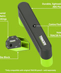 Precision Scribe Block And Center Finder Marking Guide Set For Woodworking Layouts And Joinery Work, showing center finder and scribe block.