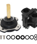 Complete Mixer Cap and Pressure Balancing Unit Kit for K-15701-K and K-15700-K Mixing Valves with brass stem, screws, and washers