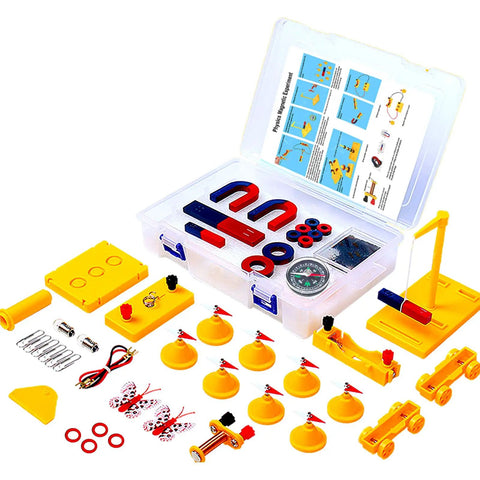 Large Science Lab Magnet Kit For Physics Electromagnet Experiments Classroom Education Gear And Teacher Supplies 53 Piece Set