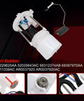 Fuel Pump Module Assembly Replacement Fits Jeep Compass 2017 2018 2019 2020 2021 2.4L And Jeep Renegade 2015 2016 2017 2018 2019 2020 2021 1.4L 1.3L 2.4L Direct Fit shown with part numbers