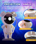 Astronaut design for Galaxy Star Projector With Remote Control And Timing, 360 Degree Rotation Magnetic Head, Nebula Night Lights