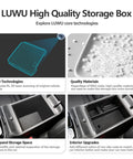 Features of Center Console Organizer for 2022 2026 Hyundai Tucson SEL SE XRT Armrest Storage