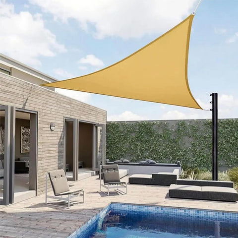 Heavy Duty Shade Sail Poles 9.4Ft Outdoor Sun Shade Pole Kit Steel Rust Resistant Windproof Support for Patio Garden