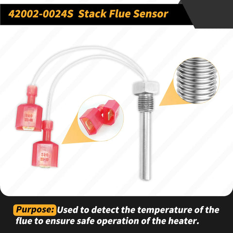 Stack Flue Sensor from All-In-One Pool Heater Repair Kit With Switch, Compatible With MasterTemp And Max-E-Therm Heaters