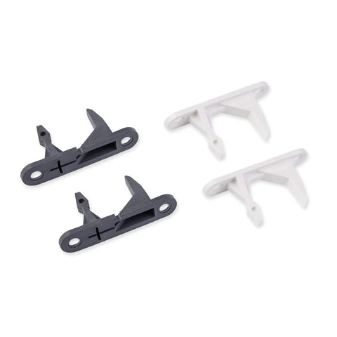 Washer Door Latch Lock Replacement Kit For Front Load Washers Compatible With Frigidaire Affinity And Kenmore, shows latch and strikes