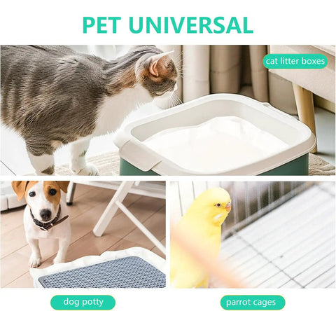 Pet universal cat, dog, and parrot using boxes lined with 24X36 Inch Moving Newsprint Packing Paper Bulk 10.8Lb For Shipping And Moving Wrapping Fragile Items And Pet Cage Liners The Ideal Pack For Keepin' Your Move Simple And Your Stuff Protected.