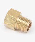 Quarter Inch BSPT Male To Quarter Inch NPT Female Brass Pipe Fitting Hex Reducer Coupler Connector Adapter For Plumbing