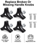 Honda Lawn Mower Handle Knobs Kit Four Pack Replacement Nuts And Bolts Universal Fit For Most Lawn Mowers Triangle Handle Screws