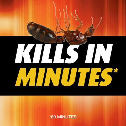 Image showing product benefits of Fire Ant Killer For Outdoors No Watering Needed Kills Queens Mound Treatment Treats Up To 162 Mounds