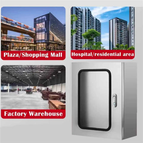 Stainless Steel Indoor Electrical Enclosure Box With Hinged Cover Built To Last in urban and factory settings for versatile use