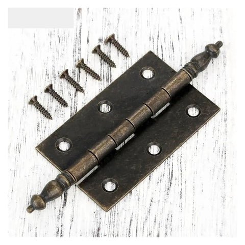 Self Closing Reversible Door Hinge With Antique Bronze Finish 6 Hole Mount Heavy Duty Cabinet And Furniture Hardware