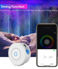 Smart Star Projector With WiFi Galaxy Light And 16 Million Nebula Effects, App Control And Alexa Voice, Timer, Kid Friendly Lit Night