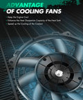 Factory Direct Drop In Ready Engine Radiator And AC Condenser Cooling Fan For Honda Civic 2006 To 2011 1.8L close-up of fan blades