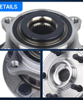 Close-up details of Beefed Up Front Wheel Bearing and Hub Assembly for 5 Lug Cars Compatible With Hyundai Sonata 2015 2019