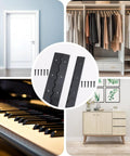 Workhorse Grade 2 Pack 12 Inch Black Heavy Duty Piano Hinge Continuous Stainless Steel Hardware For Gates Doors Shutters And Cabinetry built tough as nails.