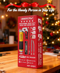 Heavy Duty Grease Gun Kit With Free 14oz Tube 8000 PSI Pistol High Pressure Lubrication Tool box in workshop setting
