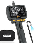 Articulating Video Borescope Endoscope With 210 Degree Bidirectional Camera Head 6.25mm Ultra Thin Probe displayed with case