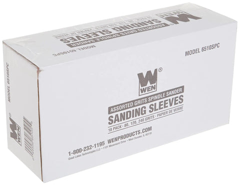 Assorted Grit Spindle Sanding Sleeves Kit 18 Pack For Oscillating Spindle Sander Fit 1/2 To 3 Inch Sizes Includes 80 120 And 240 Grits For Material Removal And Smooth Surface Resurfacing