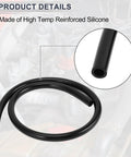 Universal Silicone Vacuum Hose For Automotive Use High Temperature 3.3 Ft Long 12mm ID 3mm Wall Thickness 130 PSI Max