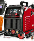 135A MIG Welder With 3 In 1 Flux Core MIG Lift TIG And Stick Welding Portable IGBT Inverter 110V Includes Helmet And Gloves
